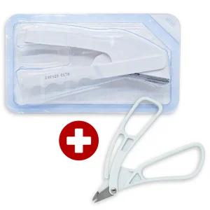 WEGO 위고 스킨스테플러 + 위고 리무버 세트 일회용 멸균 스테플러 제거기 의료용