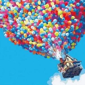 [보리보리/오너클랜]셀프페인팅 diy명화그리기 벌룬하우스 피포페인팅 E36