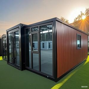 미국산 조립식 모듈형 소형 접이식 확장형 컨테이너 하우스 주택 (홈 오피스 및 차고 포함)