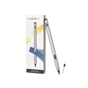 파이어 맥스 11 2023용 eiP USI 2.0 프로 스타일러스 펜, 픽셀 태블릿 11인치, 특정 크롬북 - 티타늄 골드 마감, 4096 압력 , 고속 충전, 전원 스위치