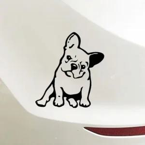 희망S 프렌치 불독 차량용 스티커   DIY 자동차 주유구 뒷유리 차량용 스크래치 포인트운전