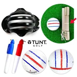 고품질 턴트골프 3줄 볼라이너 매직펜1세트 정확도업 골프공마킹 골프용품 (WFJSJMD)