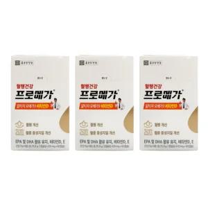 종근당건강 프로메가 알티지 오메가3 비타민D 430mg x 60캡슐 x 3박스