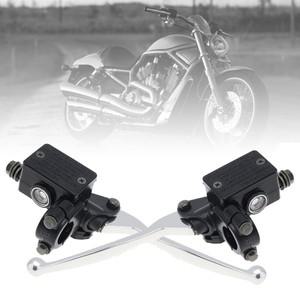 유압 브레이크 오토바이 펌프  핸들 악세사리 왼쪽 오른쪽 클러치 레버 백미러 나사 커버