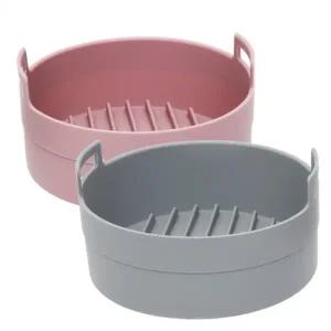 빙고 프라이팟용기 특대22cm 1개 에어프라이용기 실리콘용기