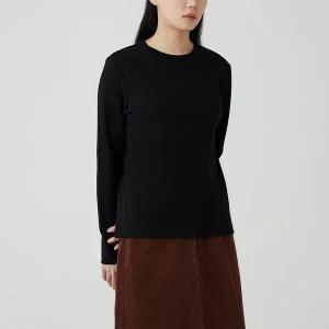 [JAJU](강남점) 여 헤비 코튼 긴팔 티셔츠 J115101103