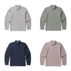 올젠 면 폴리 혼방 슬럽와플조직 티셔츠 4종 ZPF1TT1501