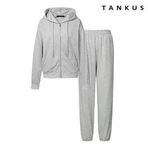 탱커스 트레이닝 후드집업 조거팬츠 셋업 (TX2OP006L0)