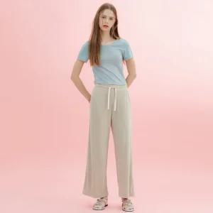 모카썸 부드리 폰테 와이드 팬츠(MCF3-PT545)