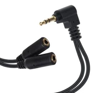 AUX 3.5mm 3극 분배케이블 Y형젠더 이어폰 2대 동시 사용