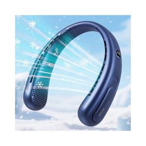 [미국배송] 시터고팬 휴대용 넥 선풍기 핸즈프리 블레이드리스 360 AIRFLOW 4000MAH 배터리 작동 웨어러블 개인용 야외 실내용 트위스터블 충전식 남성 여성용 생일 선물