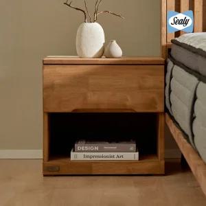 씰리 돌체 협탁 (브라운/라이트 브라운)