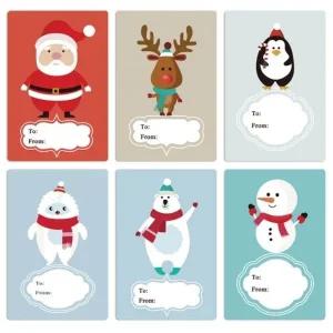 크리스마스 눈사람 친구들 1롤(250개)