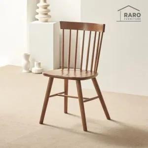 라로퍼니처 헤이즐 고무나무 원목 식탁 의자 카페 인테리어