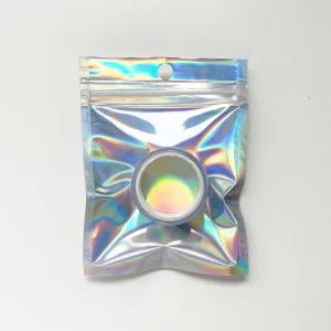 홀로그램 포장팩 중형 9x12cm 그라데이션 지퍼백 비닐팩 악세사리 악세서리