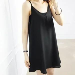 여자슬립 슬립잠옷 여성언더웨어 속옷나시 브라탑 (WFJWWJX)