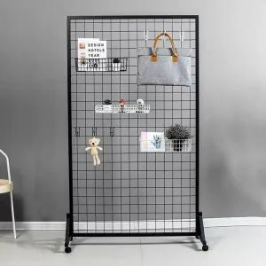 철망 파티션 진열대 전시 이동식 메쉬망 선반 네트망 스탠드