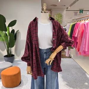 [대구백화점] [에잇컨셉]루즈핏  톡톡 체크남방(C25I7FNB030)