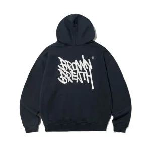 [11월 1일 배송] 브라운브레스 BROWNBREATH TAG OG HOODIE - NAVY
