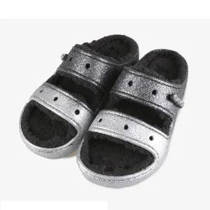 [크록스] 세이브존05 코지 글리터 슬리퍼 샌들 208124-067 (S41117117)