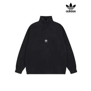 [하프클럽/아디다스]adidas 오리지널 트레포일 하프집업 플리스 맨투맨_H06680