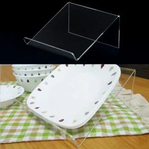 제품진열대 중형 아크릴 투명 소품 경사형 홀더 (46bxX)