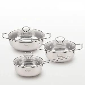 뷔르펠 스텐 18cm 편수+ 20cm 양수 + 26cm 전골 3종 냄비세트