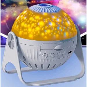 별무드등 우주 행성 물고기 침실 천장 빔 미러볼 조명 미러볼 조명(플러그인 회전)-패키지 A