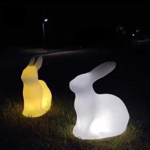 토끼조명 토끼 의자 대형 장식 소품 조형물 라이트 대형 72x38x80cm(충전식)