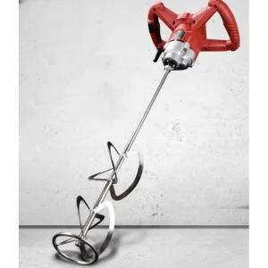 시멘트믹서기 전동 핸드 블렌더 콘크리트 믹서드릴 5980W+60cm 아연도금 스크류 로드