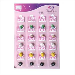 [콩심팥심]D18 캐릭터방울 (20개입) 미니집게핀 애견핀 애견악세사리 애견액세사리 예쁜강아지핀