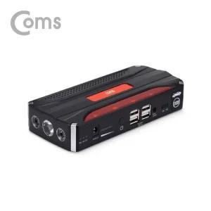 Coms 차량용 점프 스타터 12000mAh USB 4포트 LED 차량용 12000mAh 4포트 4구 4port 멀티 다용도