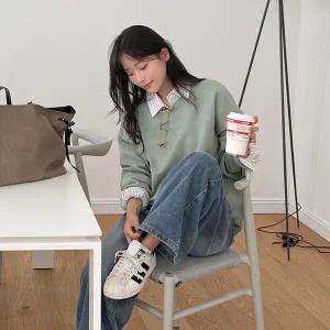 [제작/빅사이즈]이블렛 파르민 데일리 루즈핏 니트 제이스타일