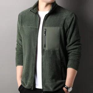 남성 코디룩 바람막이 점퍼 가을 플리스 커플 자켓 봄 루즈핏 폴라폴리스 하이넥 캐주얼 중년 인기3