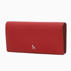 [갤러리아] [헤지스ACC] HIWA5F163R2 레드 단색 소가죽 장지갑