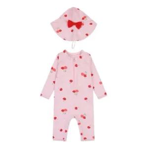 [아가방]체리올인원수영복(모자) 01S056051_YS