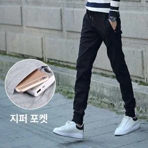 1+1 남자 겨울 솜바지 기모 바람막이 팬츠영하 30도 방한 남성용 퀄팅 패딩 팬츠