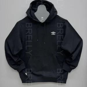 [국내백화점판] UMBRO 엄브로 25신상 에센셜 스몰로고 후드티셔츠 셋업 (블랙) UQ323CHD92