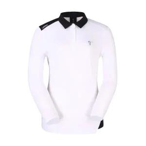 [LPGA][패플 단독] 여성 빅로고 포인트 절개 카라 티셔츠 L223TL591P_WH