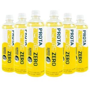 이롬 프로타 프로틴워터 고함량 단백질 필수아미노산 함유 레몬에이드 6개