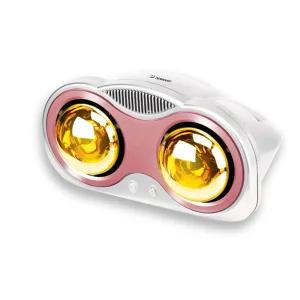 춥고 습기가 많은 욕실에 설치하는 2구 히터방수 급속 난방 온열기기 온열기 벽걸이기 화장실 업소 기구