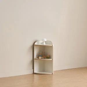 리트리 키즈 2단 엔딩 교구장 낮은 반원 책장 아기 유아 어린이