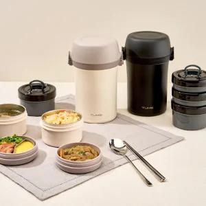 텀스 대용량 보온도시락 +스텐수저세트