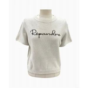 [레코브](레코브) 자수 레터링 니트(LC31CXKN557X)