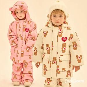 귀여운 텐더하트베어 귀달이 스키점퍼