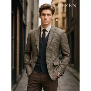 [올젠]미니 하운드투스 체크 자켓 ZOD4KG1345 _P406653336