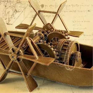 프로펠라달린 다빈치발명품 옛날 배만들기 단순한 과학교구