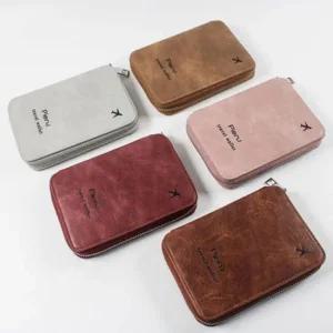 파스텔 여권 케이스 가방 카드 수납 해외여행 출장