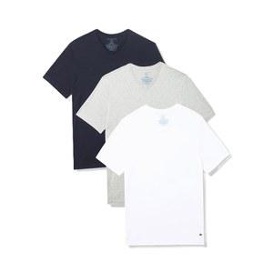 토미 힐피거 남성용 코튼 클래식 3팩 브이넥 언더셔츠