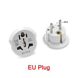 여행용 어댑터 컨버터 2 원형 소켓 하이 퀄리티 범용 EU 플러그 AU US UK CN to KR 벽 4.8mm 16A 250V